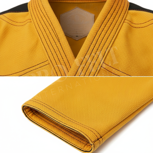 Solid Plain Color Custom Logo Brazilian Jiu Jitsu Uniform BJJ Gi Kimono Lightweight Durable 100% Polyester Martial <b>Arts</b> Uniform - Product Image 4