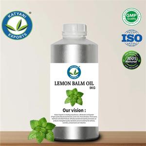 Aceite Esencial de Balsamo de Limón de Grado Cosmético, Destilado al Vapor, Melissa Officinalis, Aceite Herbal - Katyani Exports, Fabricante y Exportador - Product Image 5