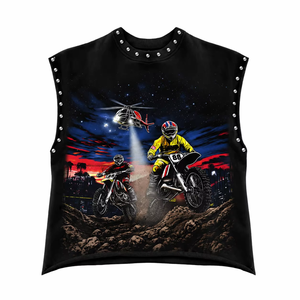 Custom Graphic Printed Tank <b>Top</b> 100% Cotton Jersey Vintage Style Sleeveless Unisex Summer Wear OEM Wholesale Fashion <b>Chains</b> - Product Image 1
