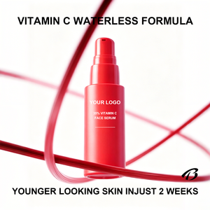 Siero Viso OEM 35% Vitamina <span class=keywords><strong>C</strong></span> Formula Senza Acqua, Acido <span class=keywords><strong>L</strong></span>-Ascorbico Etilato, Niacinamide, Illuminante e Rassodante, 30ml, Etichetta Privata - Product Image 3