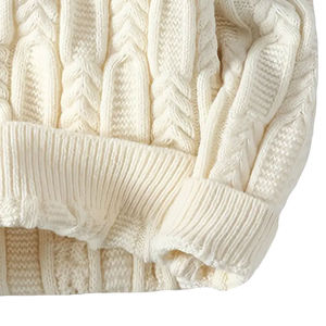 Suéter de Cuello Redondo de Algodón Orgánico Premium para Hombre, Suéter Clásico de Punto Acanalado Suave, Sudadera Informal de Color Sólido, Manga Larga - Product Image 4