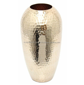 Fabricant de vases à fleurs Vases en métal pour la décoration de salon de maison de restaurant de bureau de table de mariage pour l'exportation depuis l'Inde - Product Image 2
