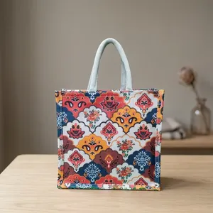 Wholesale Designer Carry Tote <b>Bag</b> 12x12x5 Inch with Stylish Fashion Design Large Storage Space and <b>Reusable</b> <b>Shopping</b> <b>Bags</b> - Product Image 1