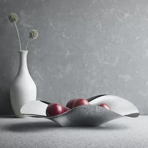 Irregular <b>Ceramic</b> Porcelain Decorative <b>Plate</b> Polished American Style Minimalist Design Dishwasher Safe Party Centerpiece - Product Image 2