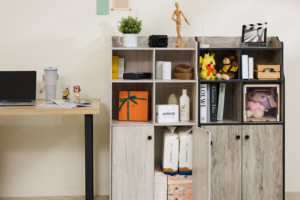 Étagères de rangement pour salon, rangement pour chambre à coucher, bureau d'étude, armoire latérale pour livres, armoire de rangement pour entrée de couloir, rangement multifonction - Product Image 2