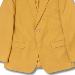 Blazer formel jaune moutarde pour hommes, blazer de fraternité grecque, manteau brodé de sequins pour sororité, blazer à double bordure pour fraternité, polyester - Product Image 3