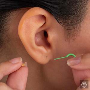 PRAO 9mm Purple Green & Pink Playful <b>Hoops</b> Colourful COMBO <b>Fashion</b> <b>Earings</b> - Product Image 1