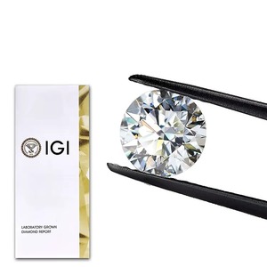Diamant de laboratoire CVD rond de 1,5 carat, pureté VS1, certifié IGI, taille excellente 3EX, pour fabricant de bagues de fiançailles et de bijoux fins - Vente en gros - Product Image 1
