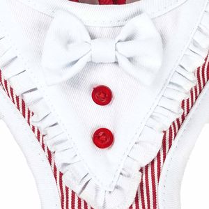 Luxe Spawling Pettorina e Guinzaglio 2-in-1 Regolabili per Cani con Elegante Papillon e Rete Traspirante - Product Image 5