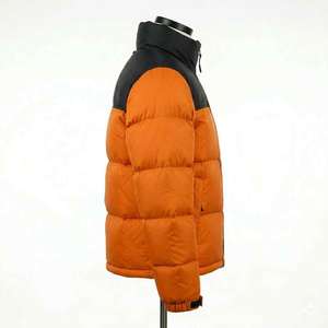 Custom Logo Solid Color Lightweight Puffer <b>Jacket</b> for Men Over-Sized <b>Waterproof</b> Down Coats with <b>Warm</b> Zipper Closure - Product Image 3