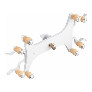 Pinza de aluminio USBECK de 2 buretas con agarre de rodillo para uso en laboratorios químicos - Product Image 2