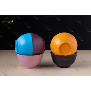 Bol en bambou rond élégant et écologique Polyvalent pour une utilisation quotidienne et les fêtes Quantité personnalisable - Product Image 1