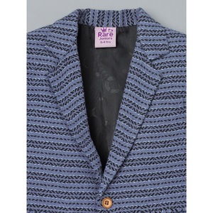 เสื้อเบลเซอร์ลายทางสีน้ำเงินสำหรับเด็กผู้ชาย - Product Image 3
