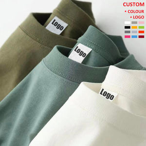 T-shirt unisexe blanc imprimé de haute qualité 260 g/m² en coton 100 %, personnalisable pour hommes – Vente en gros - Product Image 1