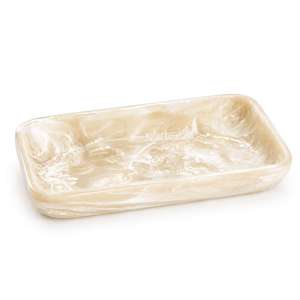 Pink Floral Eco-Friendly Hand-painted Irregular Shape <b>Silicone</b> Resin <b>Mold</b> for DIY Tray Casting - Product Image 2