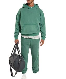 OEM Acid Wash Surdimensionné Distressed Pullover Heavyweight Meilleure Qualité Sweat à capuche zippé pour hommes - Product Image 1