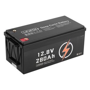 2 Pack 12V 280Ah Deep Cycle LiFePO4 batteria BMS prodotti solari relativi al litio ferro fosfato batteria - Product Image 1