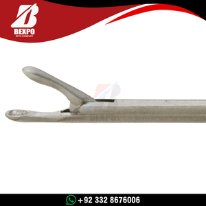 Pinzas de Oreja de Cocodrilo de 70 mm, Acero Inoxidable, Extra Finas, Dentadas, Anguladas hacia Arriba, Acabado Negro, Instrumento Quirúrgico Manual para Otorrinolaringología - Product Image 2