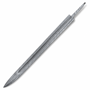 Espada Vikinga de Damasco Hecha a Mano, Hoja de Espiga Completa de 34 Pulgadas para Fabricación, Bricolaje – Hoja de Colección Medieval Vikinga - Product Image 1