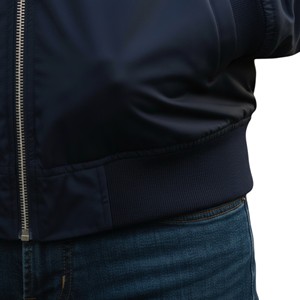 Veste Homme Slim Coupe Droite avec Logo, Coupe-Vent Respirante à Col en V Zippé, Service OEM, Polyester/Coton, Personnalisable pour l'Hiver - Product Image 4