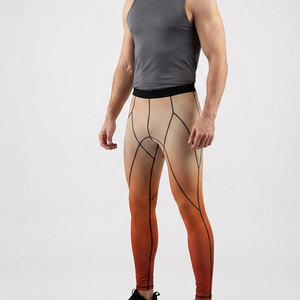 Collants de compression pour hommes de qualité supérieure, ajustement musculaire, extensibles, pour l'entraînement, prix de gros, collants de sport - Product Image 6