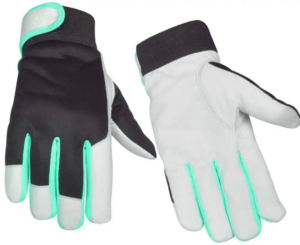Guantes de Trabajo de Cuero de Grano de Búfalo, Suaves y Cómodos, Resistentes a la Abrasión, Protección para las Manos, Guantes de Jardinería - Product Image 2
