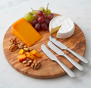 Ensemble de couteaux à fromage en acier inoxydable finition mate, ustensiles de cuisine, épandeur à fromage, planche à fromage, outils de cuisine - Product Image 4