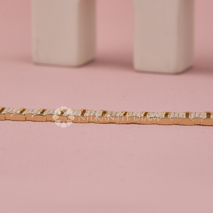 Nueva Colección: Brazalete de Diamantes Cultivados en Laboratorio, Corte Redondo, 2.80 Ct, en Oro Sólido de 10K, 14K y 18K, para Exportación - Product Image 3