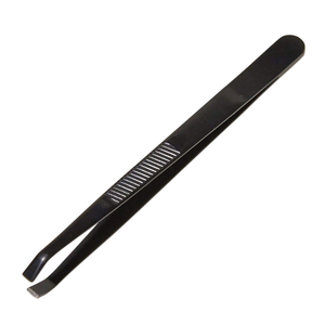 Pince à épiler pour sourcils de qualité supérieure, portable, précise, pour l'épilation, à pointe inclinée, en acier inoxydable - Product Image 1