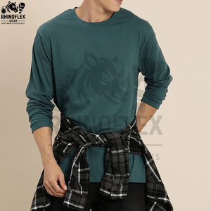 Camiseta de rendimiento para hombre, de secado rápido, para correr, camiseta deportiva de rendimiento para hombre, camiseta de algodón de primera calidad para hombre - Product Image 4