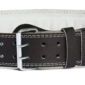 Ceinture de musculation unisexe en cuir de vachette, réglable, avec boucle de maintien, douce, respirante, protection professionnelle pour la force athlétique en salle de sport - Product Image 5