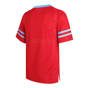 Maillot en maille 100 % polyester à manches courtes, design personnalisé de haute qualité, séchage rapide, respirant, vente en gros en ligne - Product Image 2