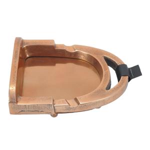 Accesorios para Fumar, Artículos de Regalo, Ceniceros Decorativos de Metal, Contenedor de Polvo para Cigarros y Cigarrillos, Cenicero con Acabado en Cobre con Forma de Estribo de Caballo - Product Image 1