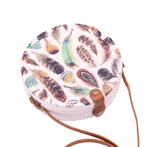 Bolsos Redondos de Ratán de Bali para Mujer, Bolsos de Playa de Paja y Ratán, Venta al por Mayor, Fábrica en Vietnam, Precios Económicos, Se Aceptan OEM y ODM - Product Image 1