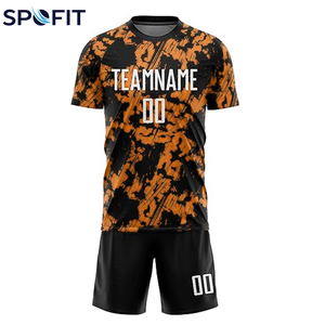 Conjunto de Uniforme de Fútbol Personalizado, Transpirable, de Secado Rápido, Jersey y Pantalones Cortos Sublimados, Kit de Equipo, Uniforme de Fútbol Personalizado Más Vendido - Product Image 2