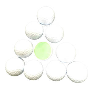 Pelotas de golf de goma moldeada de alto rendimiento para corrección de swing, ayuda para el entrenamiento, equipo deportivo portátil - Product Image 1