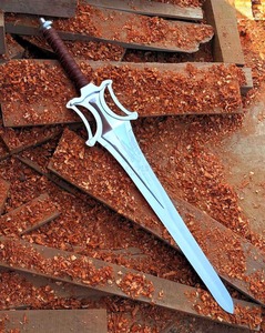 Épée He-Man faite à la main |   Épée fantastique personnalisée en acier inoxydable à lame pleine - Product Image 3