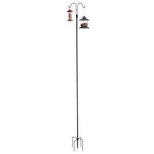 8 Pack 108 Inch Heavy Duty Double Shepherds <b>Hooks</b> 3/4 Inch Thick Garden Bird Feeder <b>Poles</b> for Outdoor Backyard Birding - Product Image 6