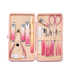 Professional 4 in 1 Classic <b>Nail</b> Clipper <b>Set</b> 16pc Manicure & Pedicure Kit with Bag Ultra-Sharp Stainless Steel Grooming Tools - Product Image 6