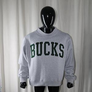 Sudadera BUCKS con cuello simulado, 450 GSM, nombre personalizado, bordado en aplique, corte holgado, 100% algodón, felpa francesa. - Product Image 3