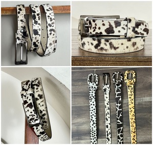 Luxury Handmade <b>Belts</b> Western Cowboy Genuine Cowhide Leather <b>Belt</b> With Hair on Design Manufacturer and Wholesaler - Product Image 3