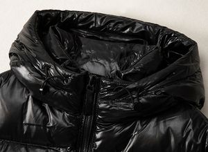 Veste matelassée courte décontractée pour homme, imperméable et respirante, col montant, couleur personnalisable, 100 % polyester – Grande Vente Hiver - Product Image 4