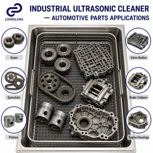 Nettoyeur à ultrasons industriel 28kHz 1500W pour pièces automobiles, dégraissage de carburateurs et roulements, <span class=keywords><strong>machine</strong></span> de nettoyage de moteur à ultrasons - Product Image 3
