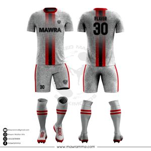 ชุดเสื้อฟุตบอลแบบกำหนดเอง Mawra สำหรับผู้ชาย แขนสั้น โพลีเอสเตอร์ ทรงสปอร์ต ใส่ได้ทุกฤดู พร้อมหมายเลข 30 - Product Image 6
