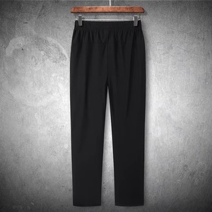 Pantalon pour homme de qualité supérieure, décontracté élégant, élastique, respirant, en polyester/coton, confortable, coupe ajustée, en molleton - Product Image 5