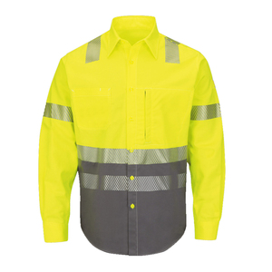 Hi Vis Construction Safety Polo Shirt Industrial Workwear High Visibility Protection for <b>Builders</b> - Product Image 5