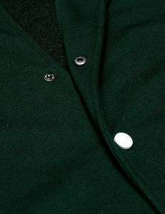 Fabricant OEM, vestes varsity d'hiver pour hommes de haute qualité, respirantes, en laine/polyester, fermeture à un bouton, couleurs personnalisables - Product Image 5