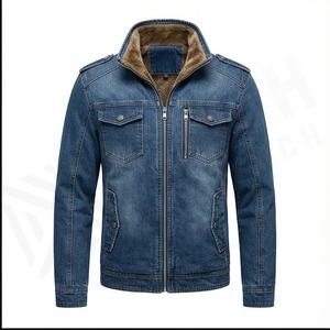 Chaqueta vaquera al por mayor 2025 para hombre, chaquetas y abrigos vaqueros ajustados de estilo japonés para adolescentes y niños - Product Image 2