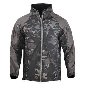 Chaqueta Deportiva Softshell Ligera Personalizada para Hombre, Estilo Urbano, Cuello Cortavientos, Forro Polar, Chaquetas Softshell de Invierno para Exteriores - Product Image 5