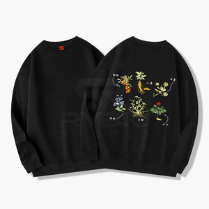 Sweat-shirt brodé pour femme, mode créative, prix imbattable, vêtement décontracté durable pour un confort et un style quotidiens, en gros - Product Image 2